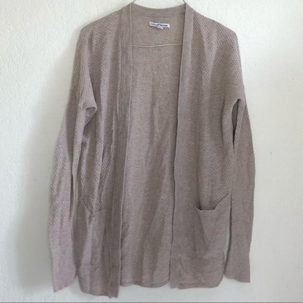 American Eagle Tan Long Sleeve Open Front Sweater Cardigan XS